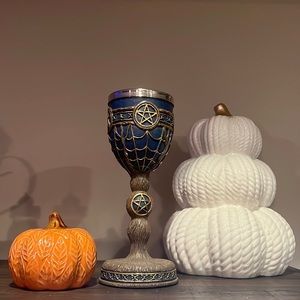 Pentagon stainless steel chalice